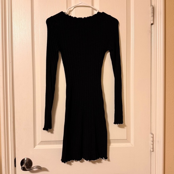 Cotton On Ribbed Lettuce Edge Sweater Dress - Picture 5 of 7
